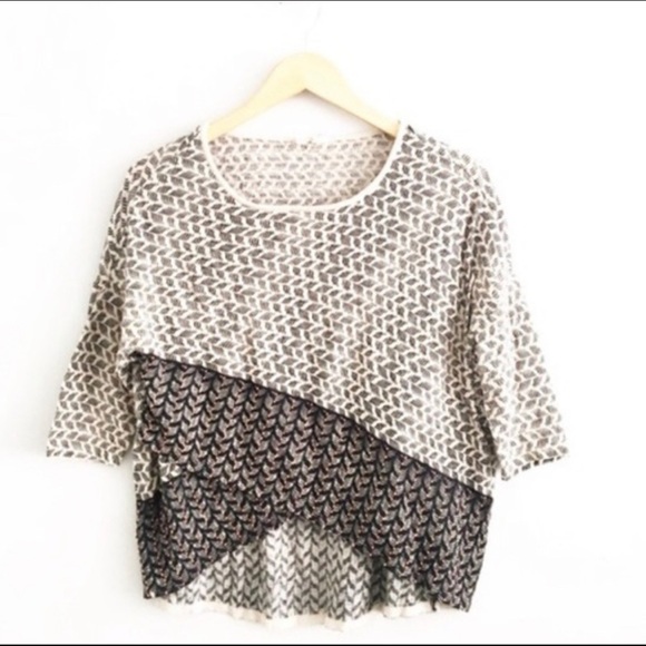 Moth Sweaters - Moth Anthropolgie Crossbody Sweater Small